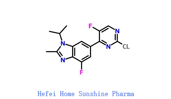 6-(2-chlor-5-fluor-4-pyrimidinyl)-4-fluor-2-methyl-1- (1-methylethyl) -1H-BenziMidazol CAS 1231930-42-9