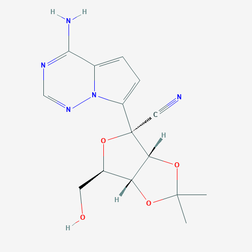 D-Altrononitril, {{{4}} - C - (4 - aminopyrrolo [{{{{{}}}}}, 1 - f] [1, {{4}}, 4] triazin-7-yl) - {{{4}}, 5-anhydro-3, 4 - O - ({{ 6}} - methylethyliden) CAS 1 1 9 1 {{{4}} 37-80-5
