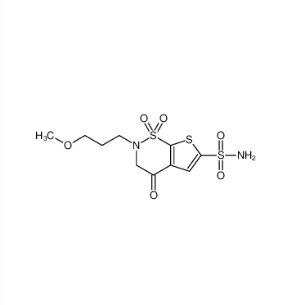 3,4-Dihydro-2-(3-methoxypropyl)-4-oxo-2H-thieno[3,2-e]-1,2-thiazin-6-sulfonamid 1,1-oxid CAS 154127-41-0