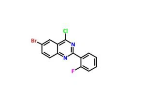 6-Brom-4-chlor-2- (2-fluorfenyl) -chinolinolin CAS 760947-12-4