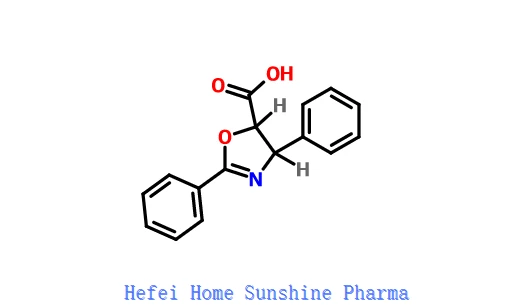 (4S, 5R) -2,4-difenyl-4,5-dihydrooxazol-5-karboxylová kyselina CAS 158722-22-6