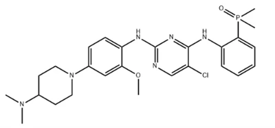 5-chlor-2-N-[4-[4-(dimethylamino)piperidin-1-yl]-2-methoxyfenyl]-4-N- (2-dimethylfosforylfenyl)pyrimidin-2,4-diamin CAS 1197958-12-5